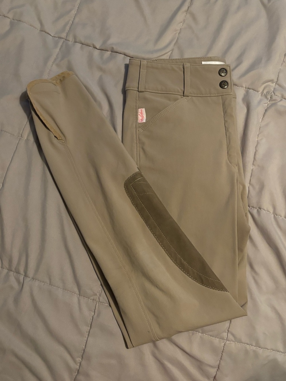 Tailored Sportsman Trophy Hunter Tan Breeches - Velcro - 26L